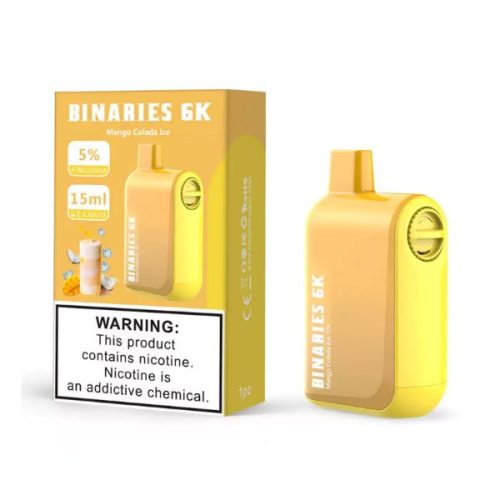 HorizonTech – Binaries Cabin Disposable 6000 puffs 15mL mango colada ice