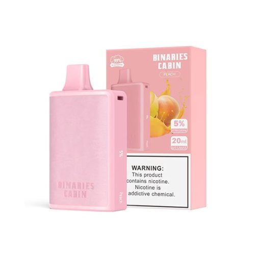 HorizonTech - Binaries Cabin Disposable 10,000 puffs 20mL  peach