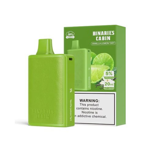 HorizonTech - Binaries Cabin Disposable 10,000 puffs 20mL vanilla green lemon tart