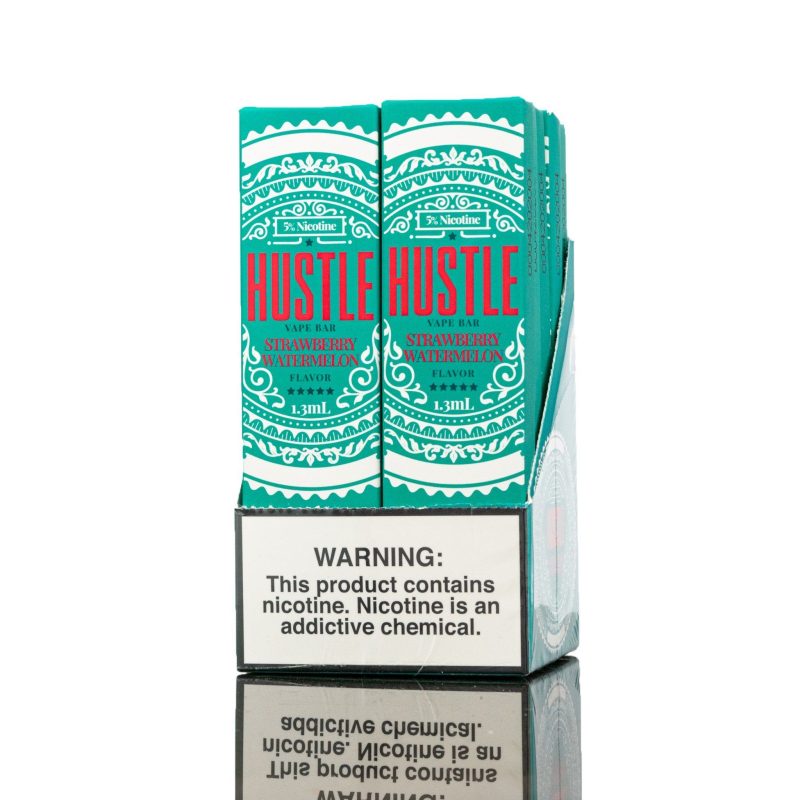 HUSTLE | Vape Bar Disposables (Individual) strawberry watermelon packaging