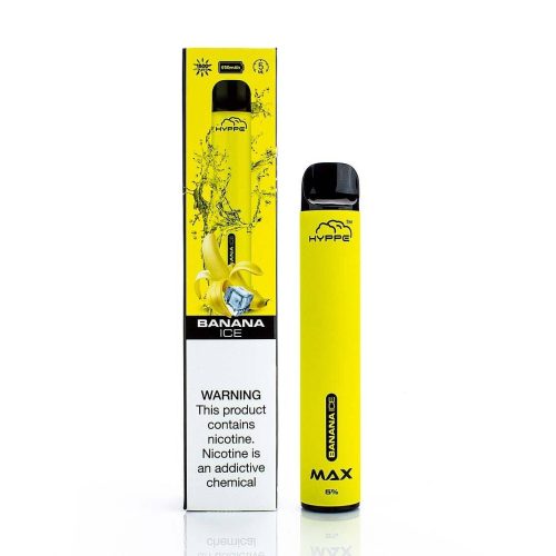 HYPPE MAX Disposable Device - 1500 Puffs banana ice with packaging