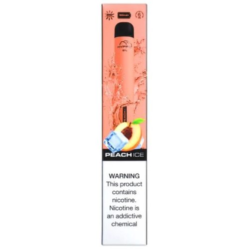 Hyppe Max Flow Disposable E-Cigs (Individual) peach ice packaging