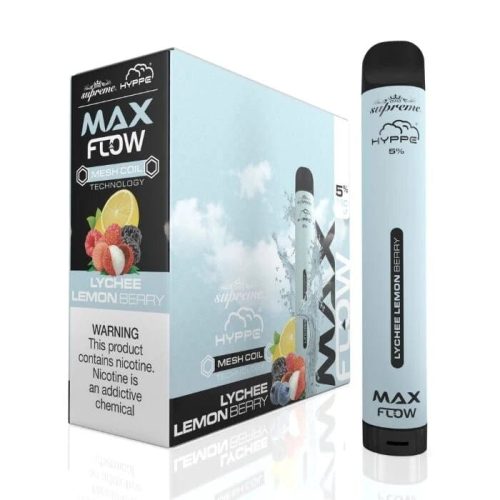 Hyppe Max Flow Mesh Disposable | 2000 Puffs | 6mL lychee lemon berry with packaging