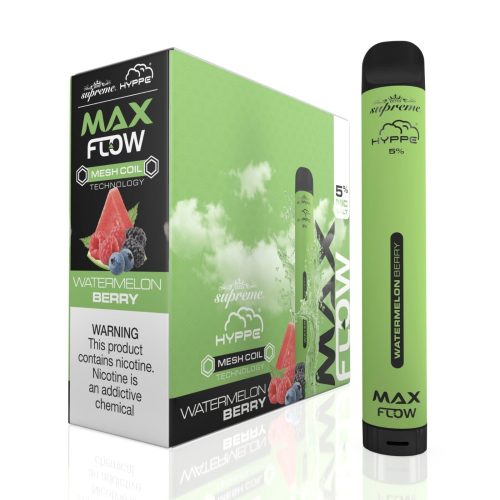 Hyppe Max Flow Mesh Disposable | 2000 Puffs | 6mL watermelon berry with packaging