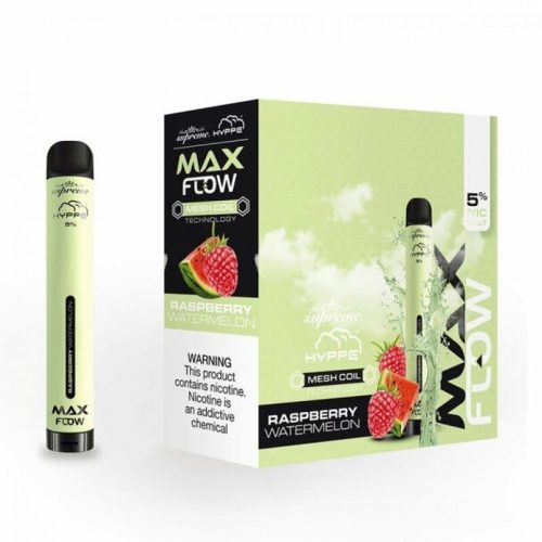 Hyppe Max Flow Mesh Disposable | 2000 Puffs | 6mL raspberry watermelon with packaging