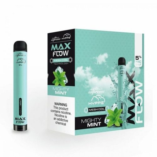 Hyppe Max Flow Mesh Disposable | 2000 Puffs | 6mL mighty mint with packaging