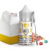 Fruit Cereal Salt by Mad Hatter EJuice 30ml bottle with background