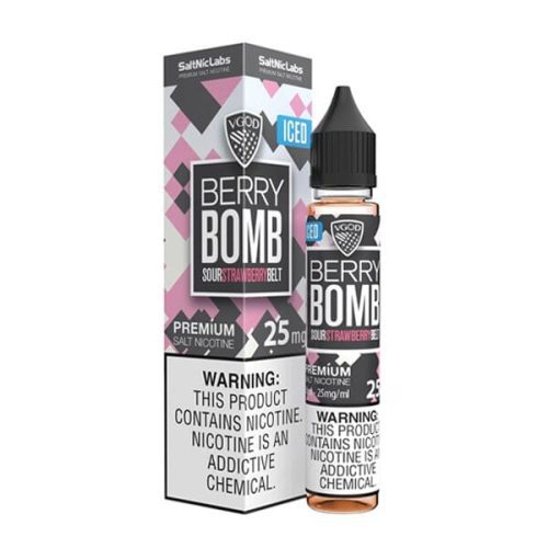 Iced Berry Bomb by VGOD SaltNic 30ml with packaging