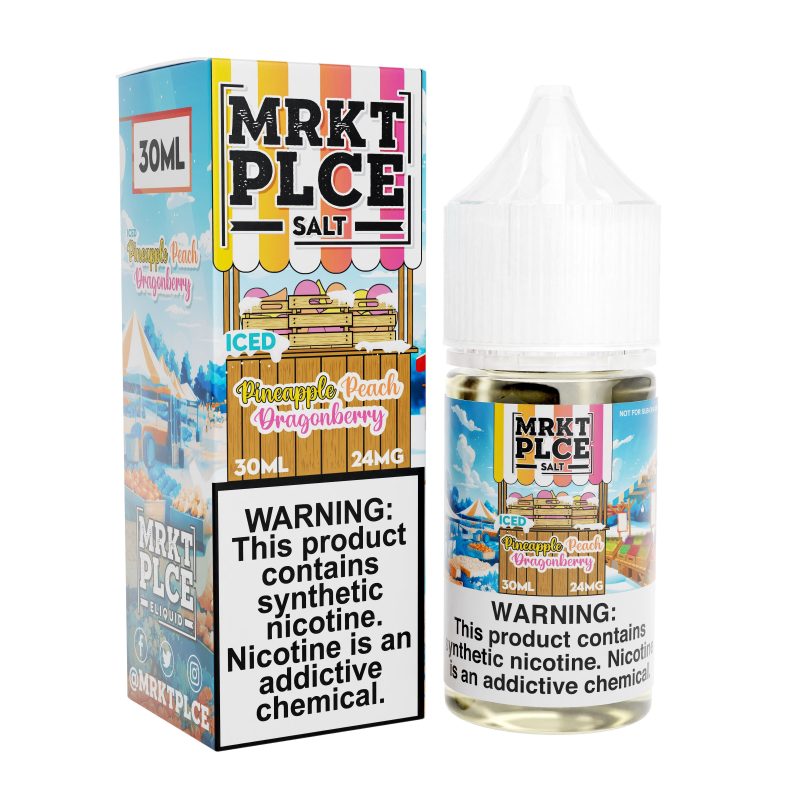 iced pineapple peach dragonberry by mrkt plce salt 30ml 423296