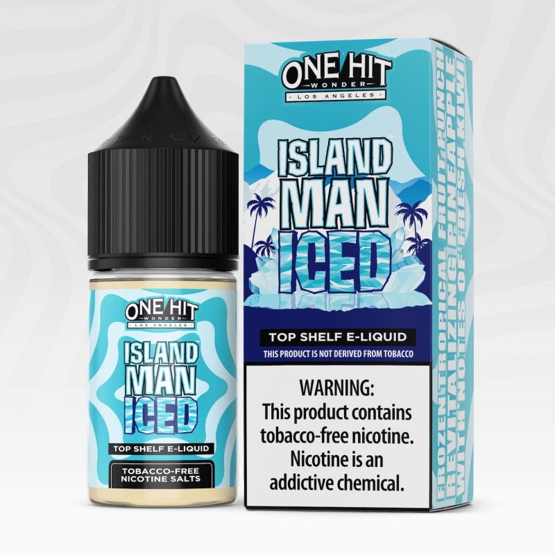 island man iced by one hit wonder tf nic 30ml salt series 129843