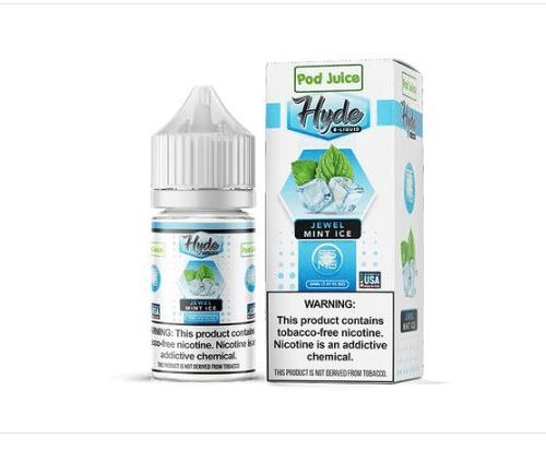 Jewel Mint Ice by Pod Juice - Hyde TFN Salt 30mL with Packaging