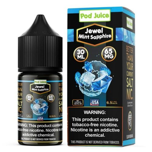 jewel mint sapphire by pod juice salts series 30ml 342221