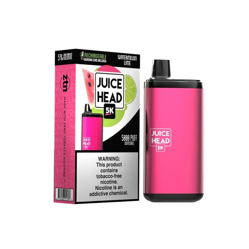 Juice Head 5K Disposable 14mL 50mg watermelon lime with packaging