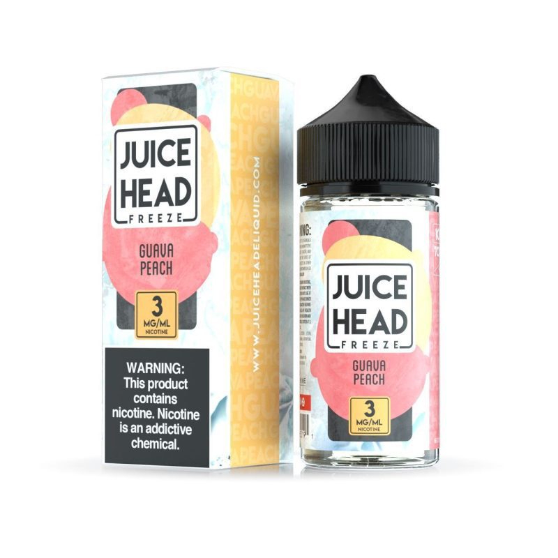 juice head freeze guava peach 100ml eliquid 737680