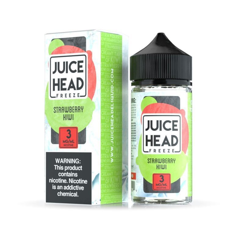 juice head freeze strawberry kiwi 100ml eliquid 759007