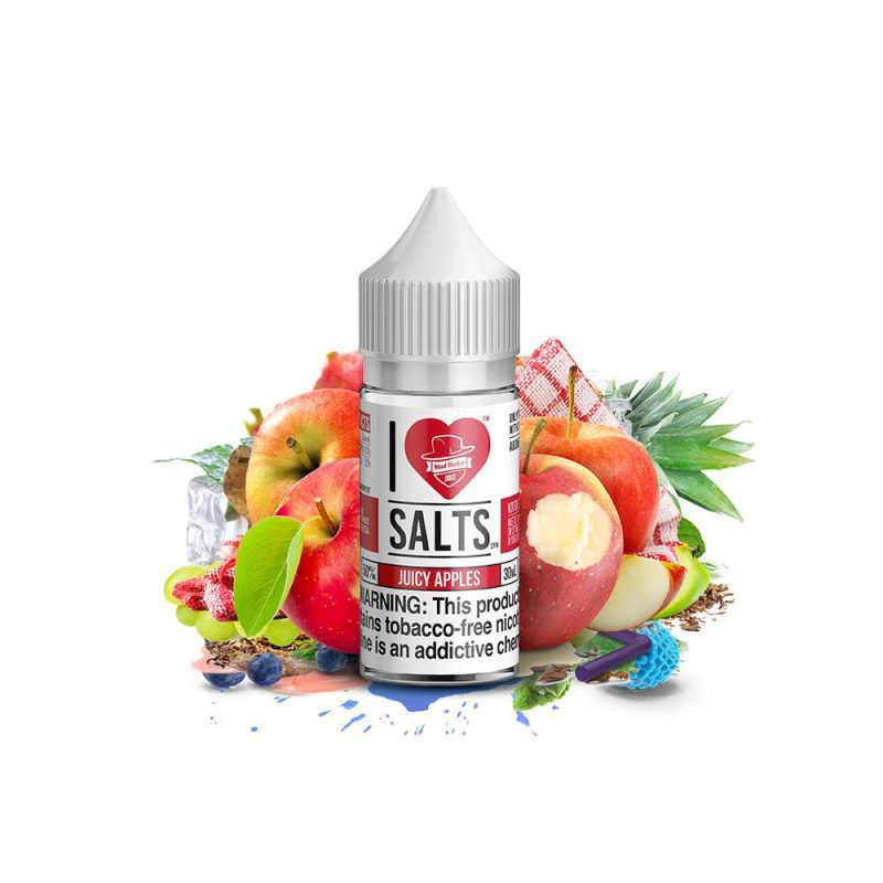 juicy apples salt by mad hatter ejuice 30ml 655939