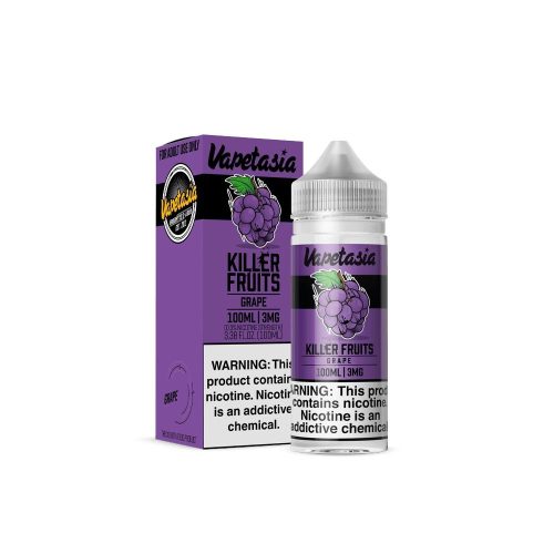 Killer Fruits Grape by Vapetasia E-Liquid with Packaging