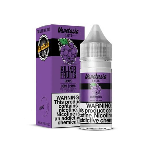 Killer Fruits Grape by Vapetasia Salts E-Liquid with Packaging