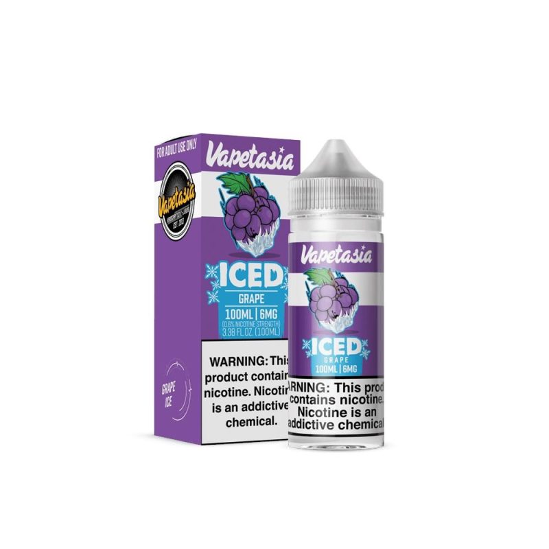 Killer Fruits Iced Grape by Vapetasia E-Liquid with Packaging