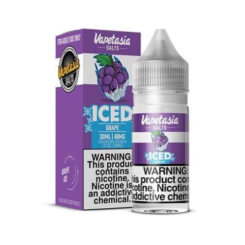 Killer Fruits Iced Grape by Vapetasia Salts E-Liquid with Packaging