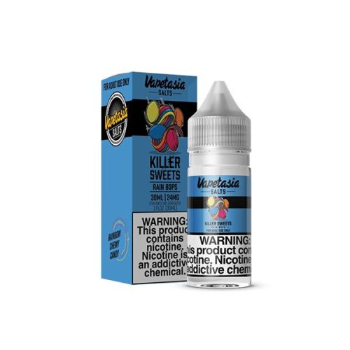 Killer Sweets Rain Bops by Vapetasia Synthetic Salt 30mL with Packaging