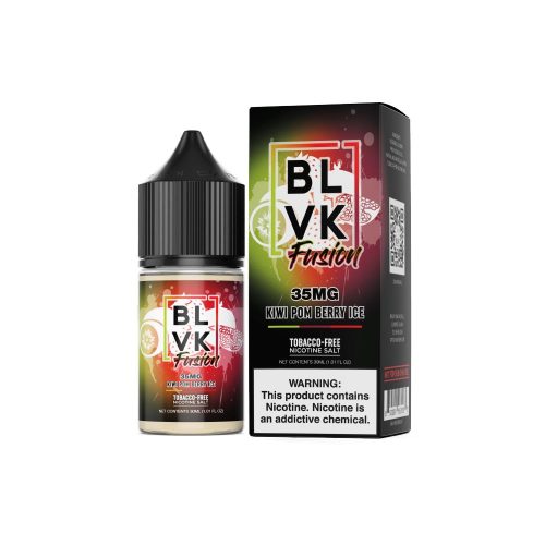 Kiwi Pom Berry Ice by BLVK Fusion Salt 30ml with packaging