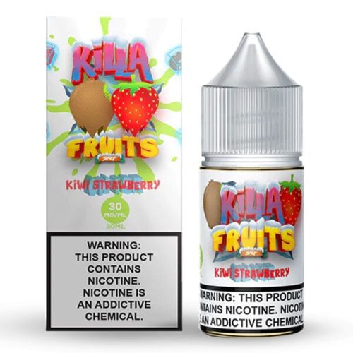 kiwi strawberry on ice by killa fruits salts series 30ml 260536