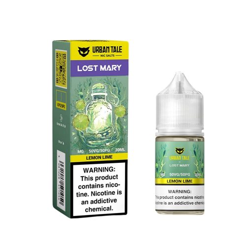 Lemon Lime | Urban Tale Lost Mary Salts | 30mL | Bottle with Packaging