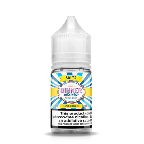 Lemon Sherbets by Dinner Lady Synthetic Salt 30ml bottle