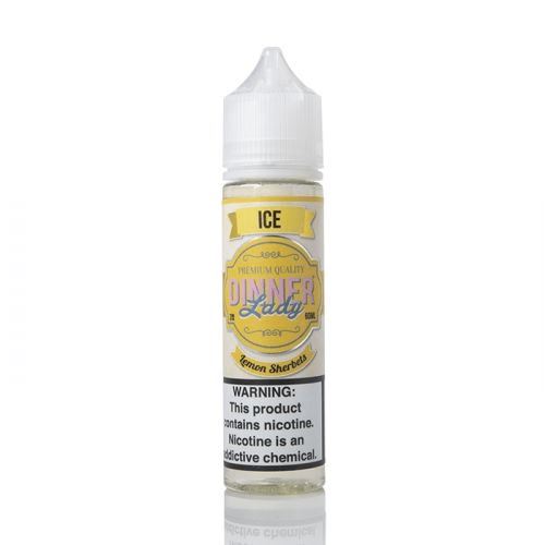 Lemon Sherbets Ice By Dinner Lady Tuck Shop E-Liquid 60mL bottle