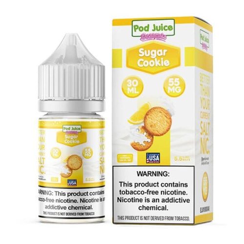 lemon sugar cookie by pod juice salts series 30ml 493305