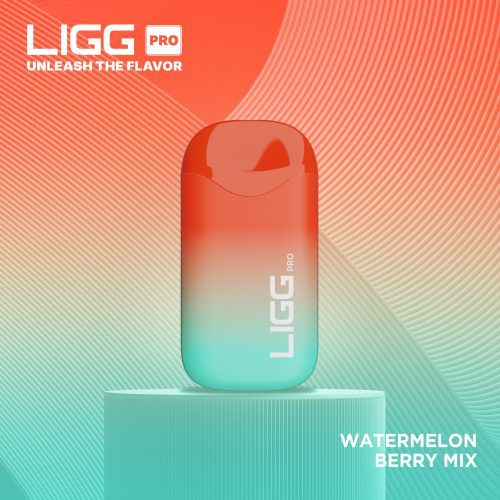 Ligg Pro Disposable 5500 Puffs 14mL 50mg Watermelon Berry Mix