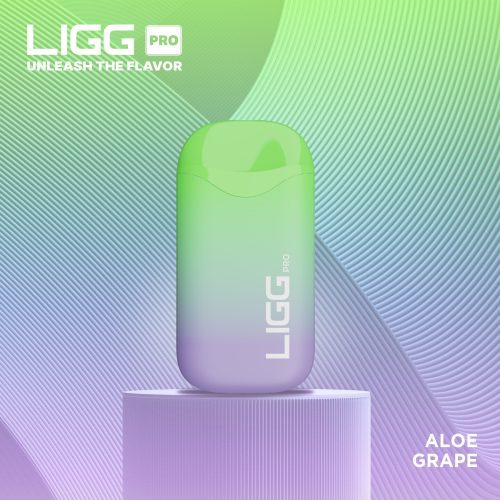 Ligg Pro Disposable 5500 Puffs 14mL 50mg Aloe Grape