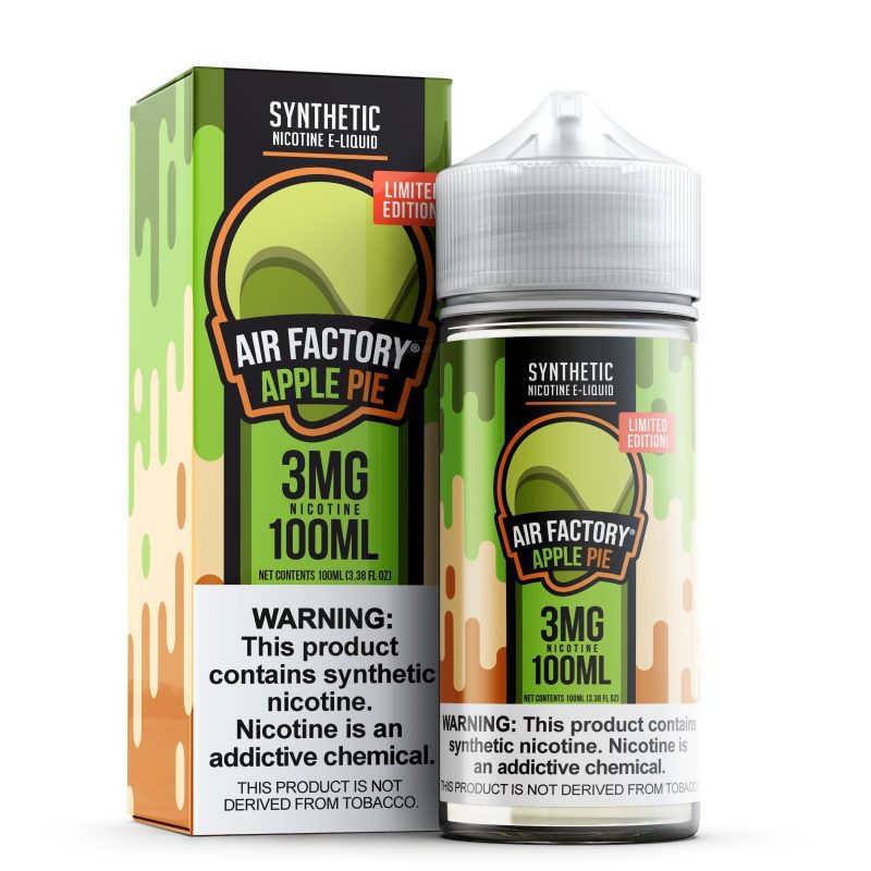 limited edition apple pie by air factory tobacco free nicotine nicotine series e liquid 112767