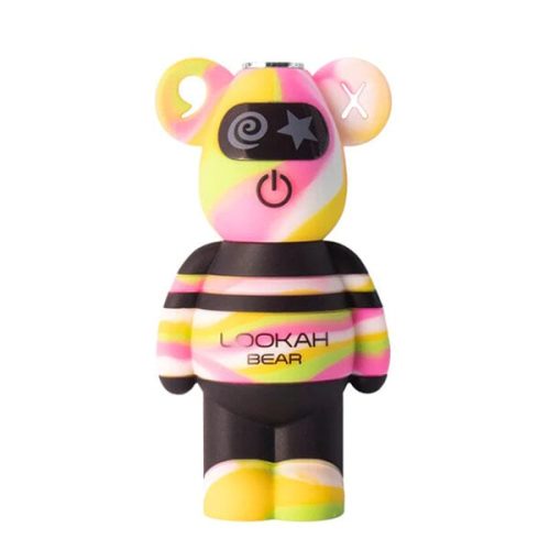 Lookah Bear Mod pink tie dye