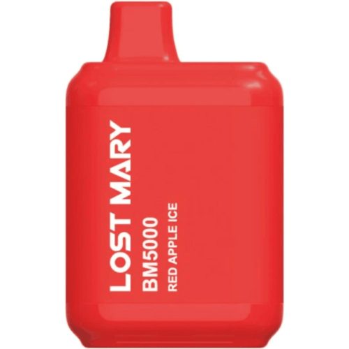 Lost Mary BM5000 5000 Puff 14mL 40-50mg red apple ice