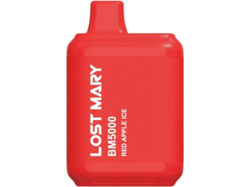 Lost Mary BM5000 5000 Puff 14mL 40-50mg red apple ice