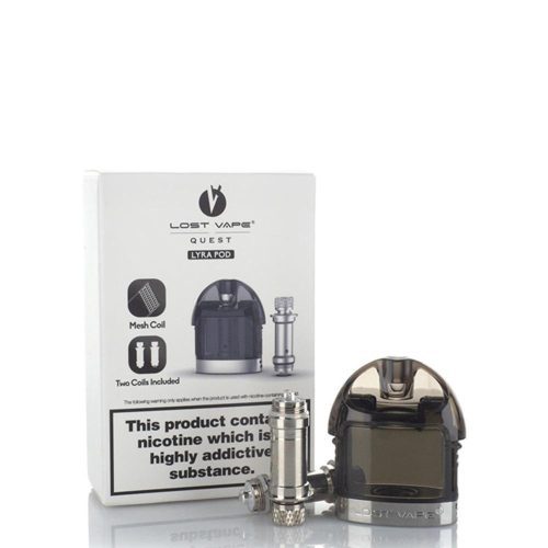 Lost Vape Lyra Pod Cartridge Pack (Coils Included) with packaging