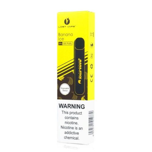 Lost Vape Mana Stick Disposable Ecigs - 300 Puff banana ice packaging