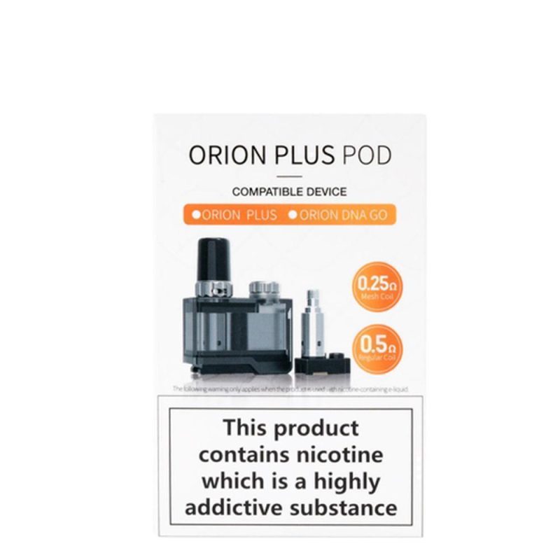 lost vape orion plus dna pod cartridge pack includes 2 coils 733258