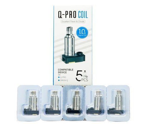 Lost Vape Orion Q-PRO Coils (5-Pack) 1.0ohm with packaging