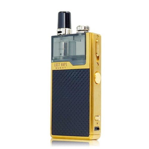 Lost Vape Orion Q-PRO Pod Device Kit Gold Black Weave