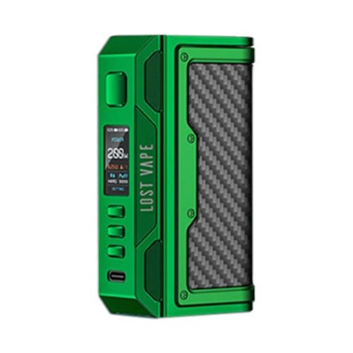 Lost Vape Thelema Quest 200W Mod Green/Carbon Fiber