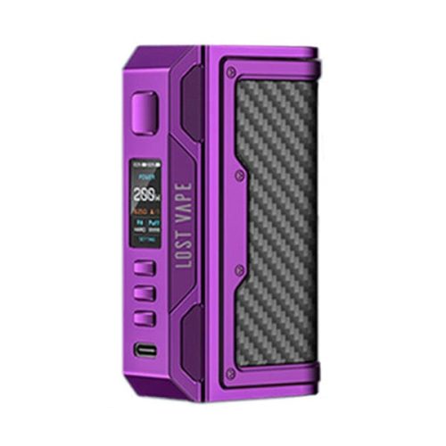 Lost Vape Thelema Quest 200W Mod Purple/Carbon Fiber