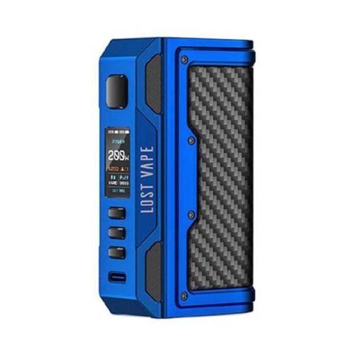 Lost Vape Thelema Quest 200W Mod Matte Blue/Carbon Fiber