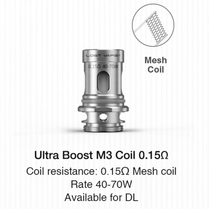 lost vape ultra boost coils 5 pack 668098