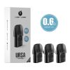 Lost Vape Ursa Nano Replacement Pods | 2.5mL - Black 0.6ohm