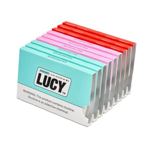 lucy nicotine gum 10 piece blister pack 531308