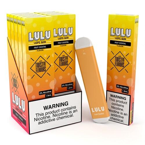 LULU | Disposables 5% Nicotine (Individual) fruit cocktail with packaging