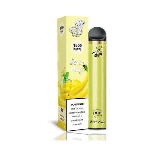 Lush Disposable E-Cigs (1500 Puffs) banana mango